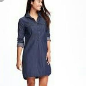 old navy blue jean dresses